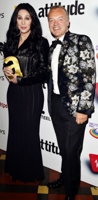 Cher and Graham Norton at The Attitude Awards