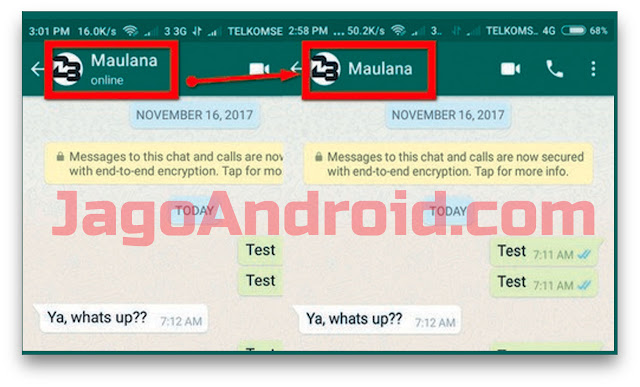 Cara Menonaktifkan/Menghilangkan Status Online Di Whatsapp 100% TIdak Ketahuan Online