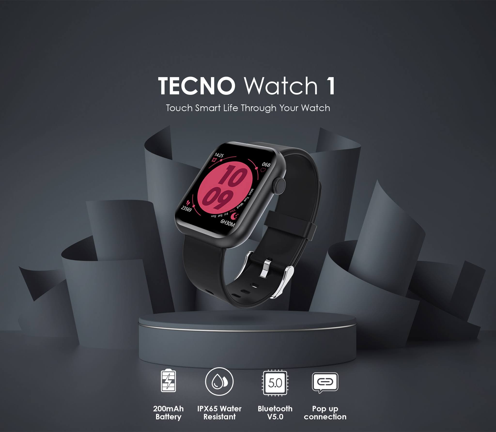 TECNO CH Smart Watch 1.3