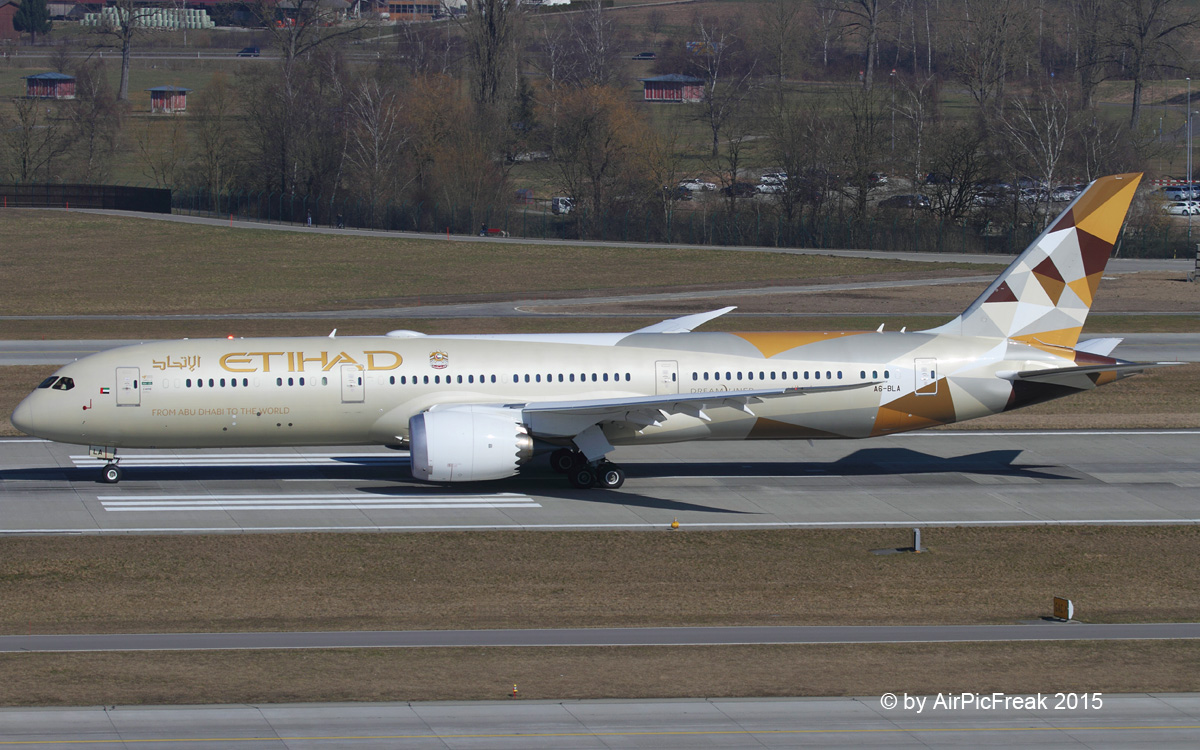 World of Aircraft Pictures: Etihad Airways Boeing B787-9 A6-BLA