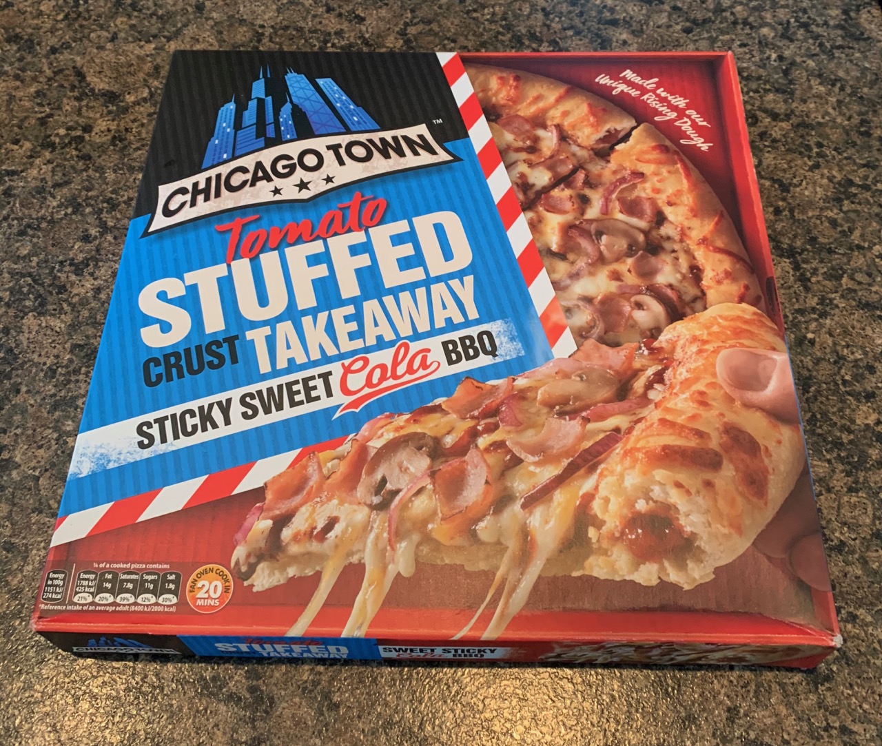 FOODSTUFF FINDS Ever tipped cola on your pizza? Chicago Town Sticky