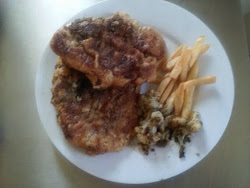 breaded chops pork pressure omnivore cooker cauliflower fries baked french