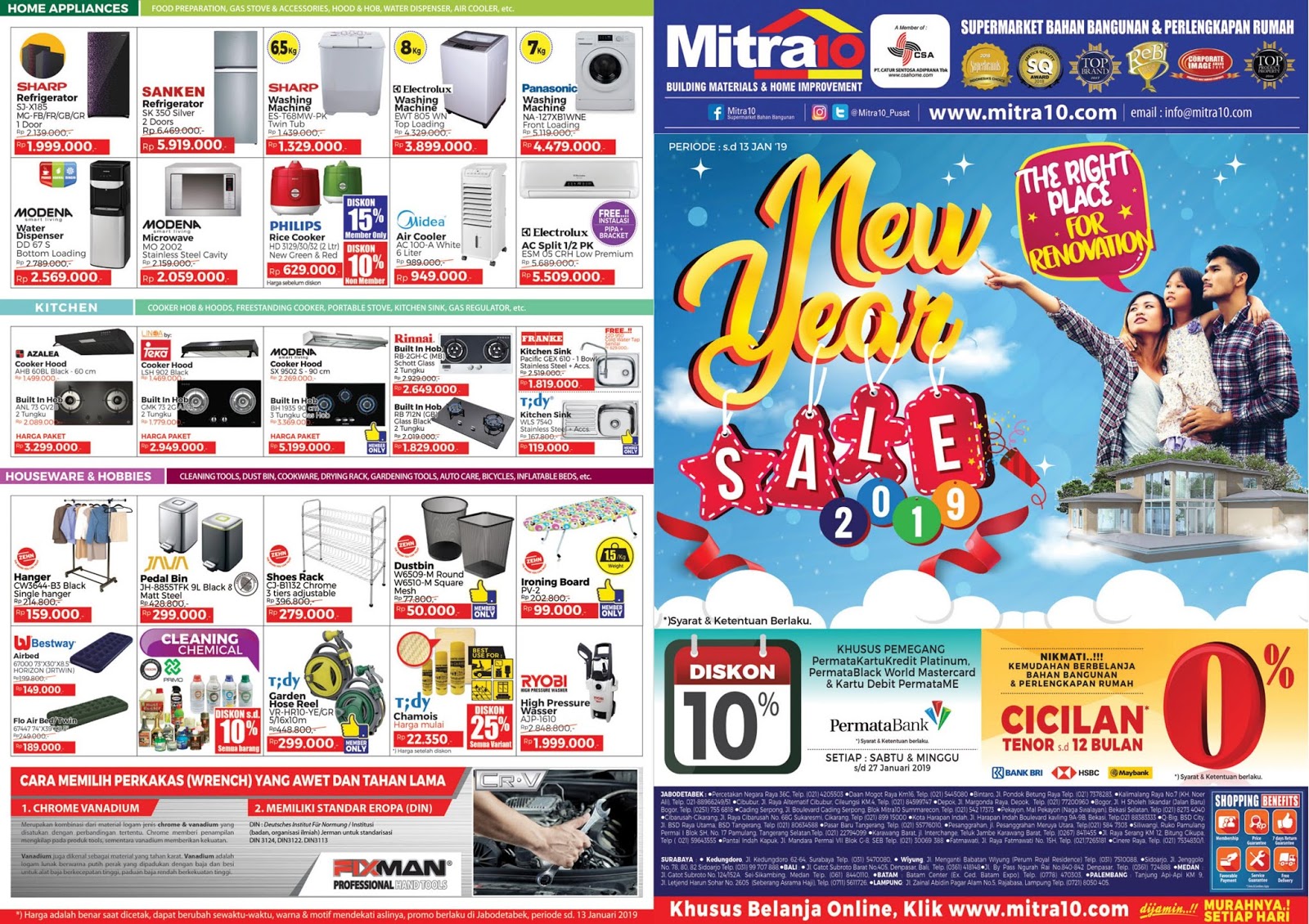 #Mitra10 - Promo Katalog New Year Sale 2019 (s.d 13 Jan 2019)