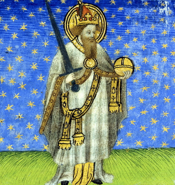Карл Великий (миниатюра XIV века)