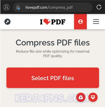 Kompres pdf sesuai ukuran yang diinginkan