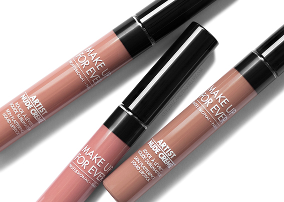 Make Up For Ever Artist Nude Creme Skin Flattering Liquid Lipsticks -  CrystalCandy Makeup Blog