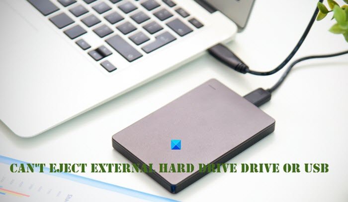 No se puede expulsar la unidad de disco duro externo o el USB
