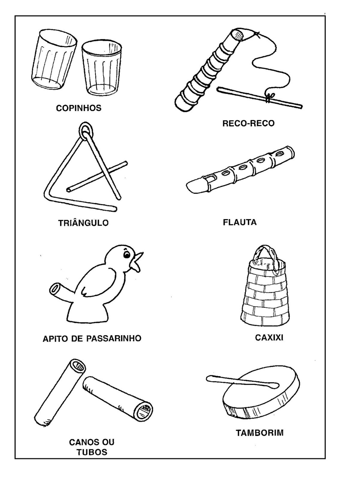 Instrumentos Musicais Indígenas Educação Infantil - FDPLEARN