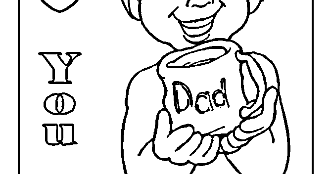 I Love You Daddy Printable Coloring Pages Free Coloring Pages I Love You Dad Coloring Pages