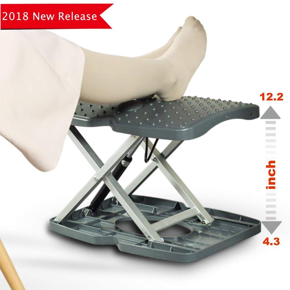 Ergonomic Comfort High Adjustable Footrest