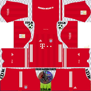 DLS 19 Bayern Munich 2020-2021 Kits & Logo For Dream League Soccer