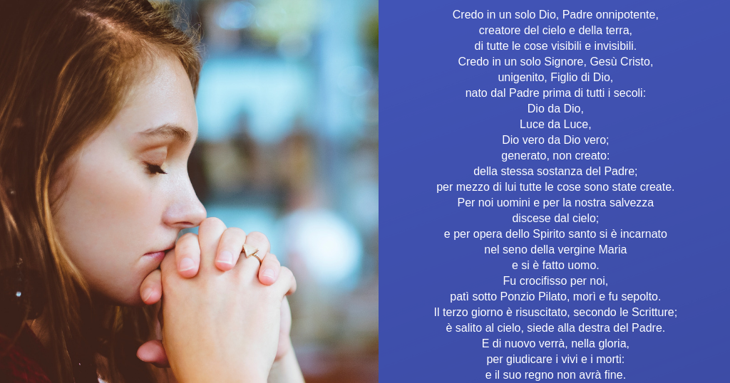 Credo In Un Solo Dio Testo ️ Spiegazione del Credo 🙏🏼