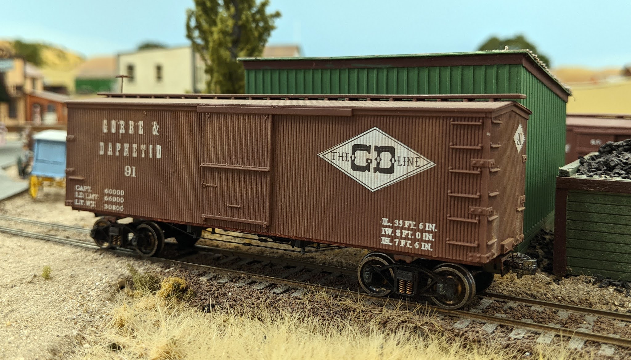 Stockton and Copperopolis Railroad: New Boxcar Added to Fleet