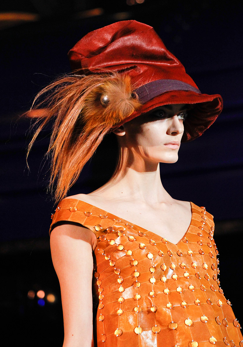 Louis Vuitton Fall 2012 hats