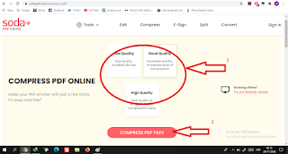 Cara Kompres PDF Online dengan Soda PDF