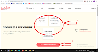 Cara Kompres PDF Online dengan Soda PDF 
