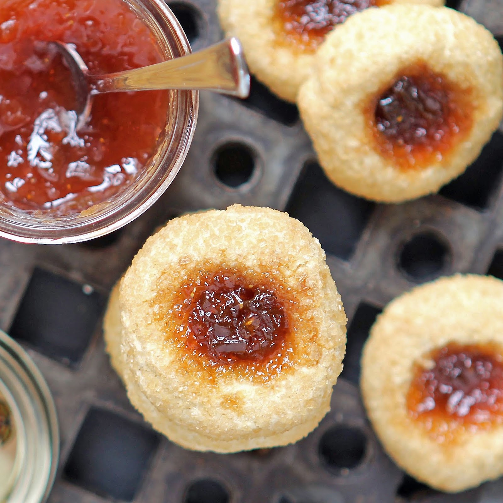 Gluten Free Alchemist Jammy Thumbprint Cookies gluten free