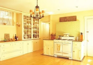 Yellow Kitchen Cabinets Pics
