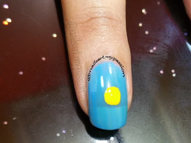 Tutorial 2: Blue Summertime Rainbow Nails