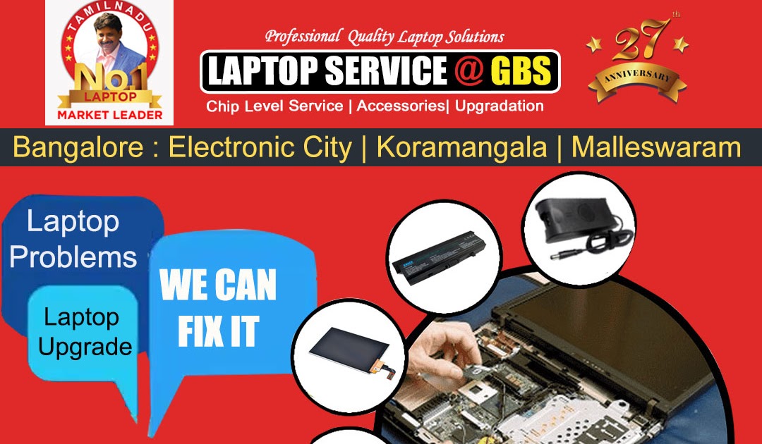 Laptop Service Centers in Bangalore