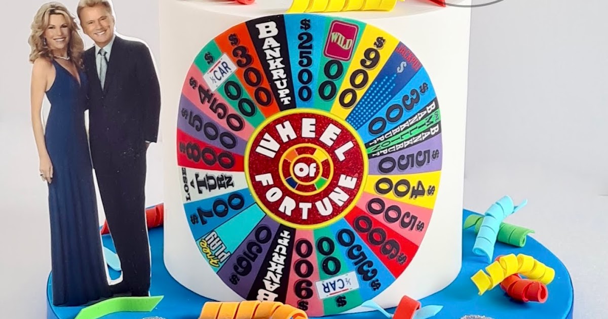 Wheel of Fortune single tier Cake
