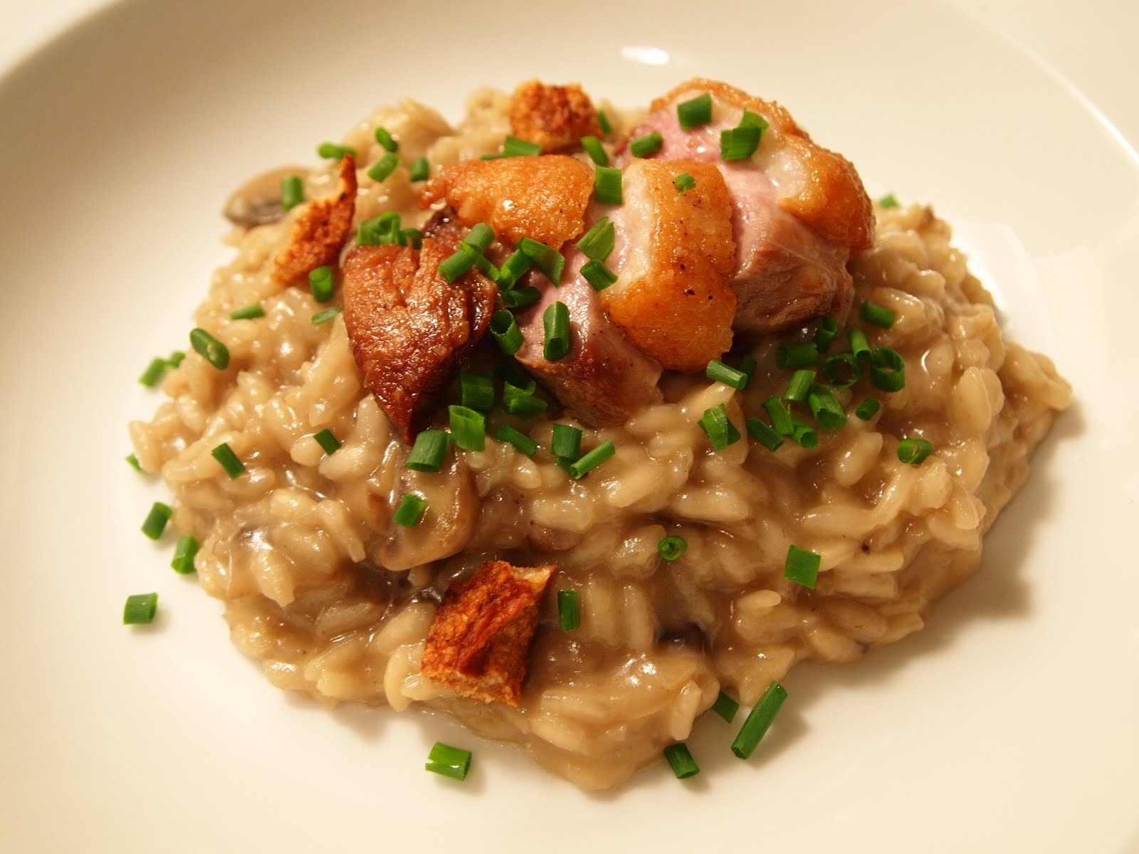 Foodie Love Aya's Kitchen Mushroom Risotto with Duck Breast