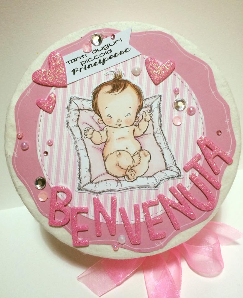 Scrap Stamping E Fantasia Benvenuta Piccola Principessa