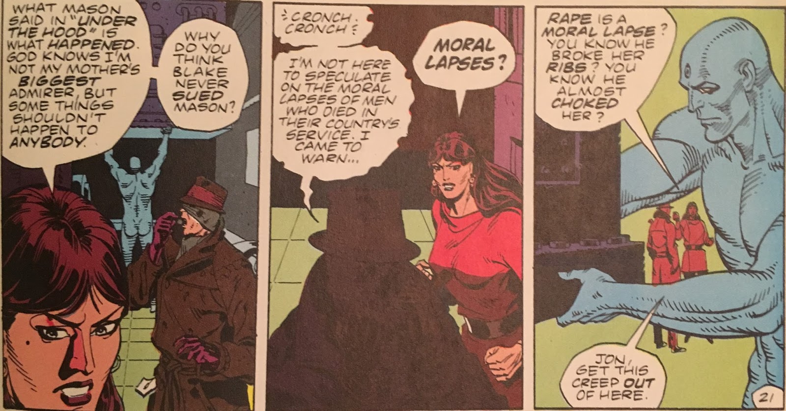 Chris is on Infinite Earths Watchmen 1 (1986)