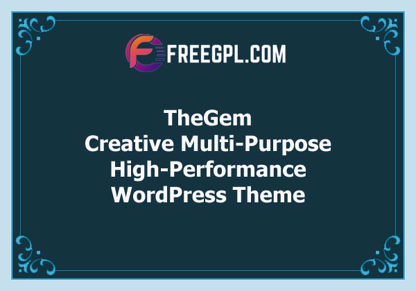 TheGem – Creative Multi-Purpose High-Performance WordPress Theme Free Download