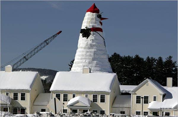 Betel, Maine manusia salju terbesar