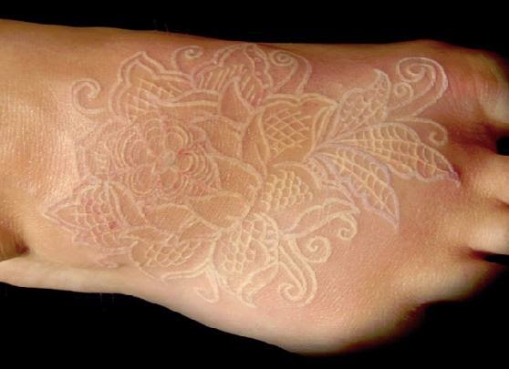 15+ Amazing White Ink Tattoo Ideas