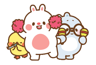 LINE 공식 스티커 - Tonton Friends Example with GIF Animation