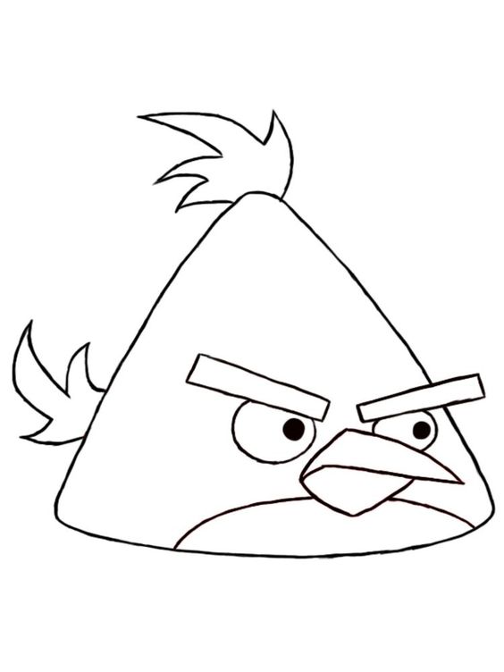 Tranh tô màu Angry Birds