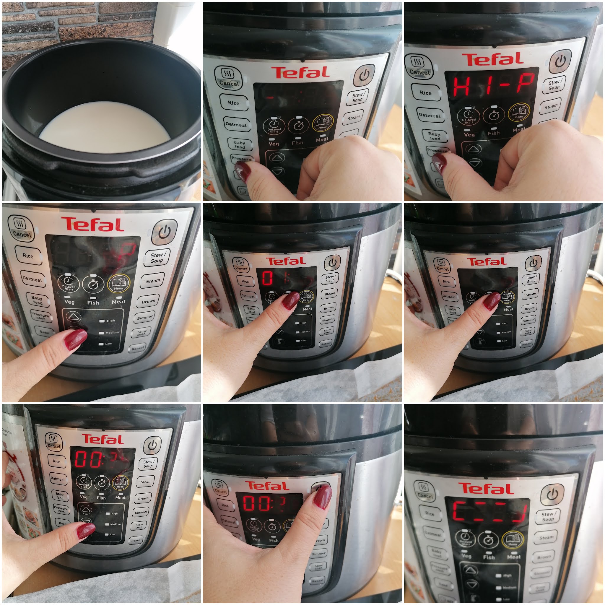 Arome si culori Orez cu lapte la Tefal one pot