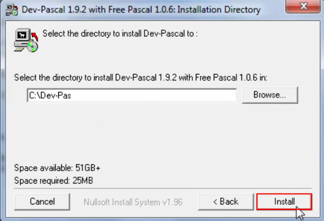 Dev-Pascal download and installation tutorial for Windows 10