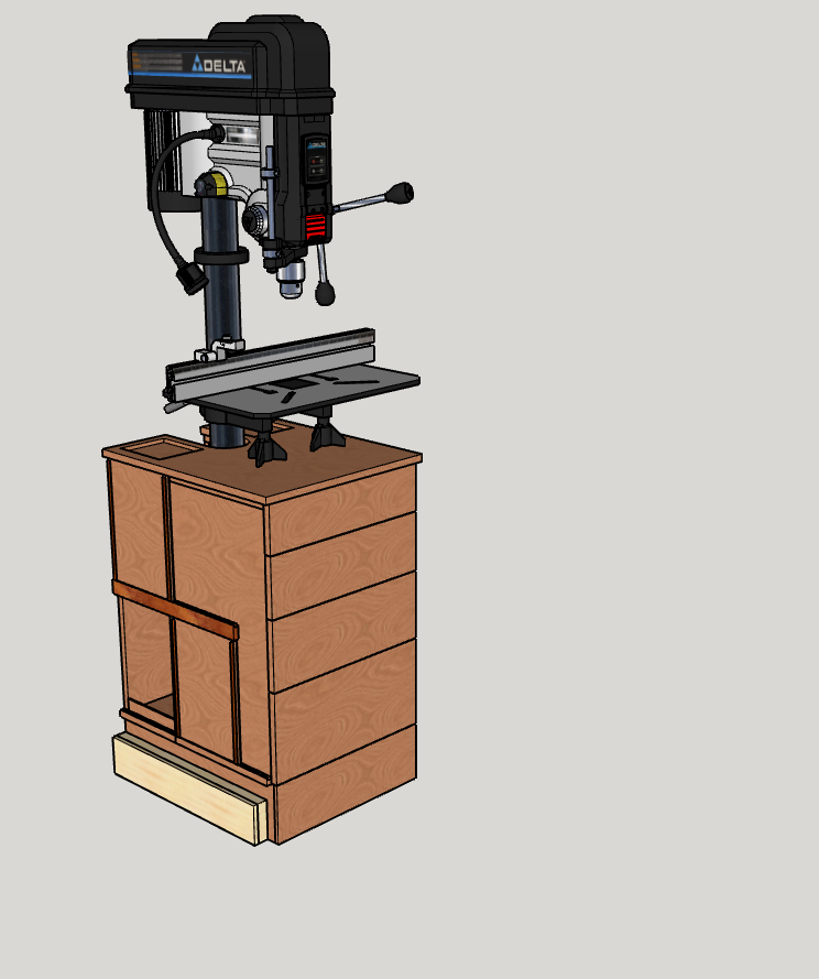 TMc Woodworks Drill Press Upgrade Part 1 Design Process
