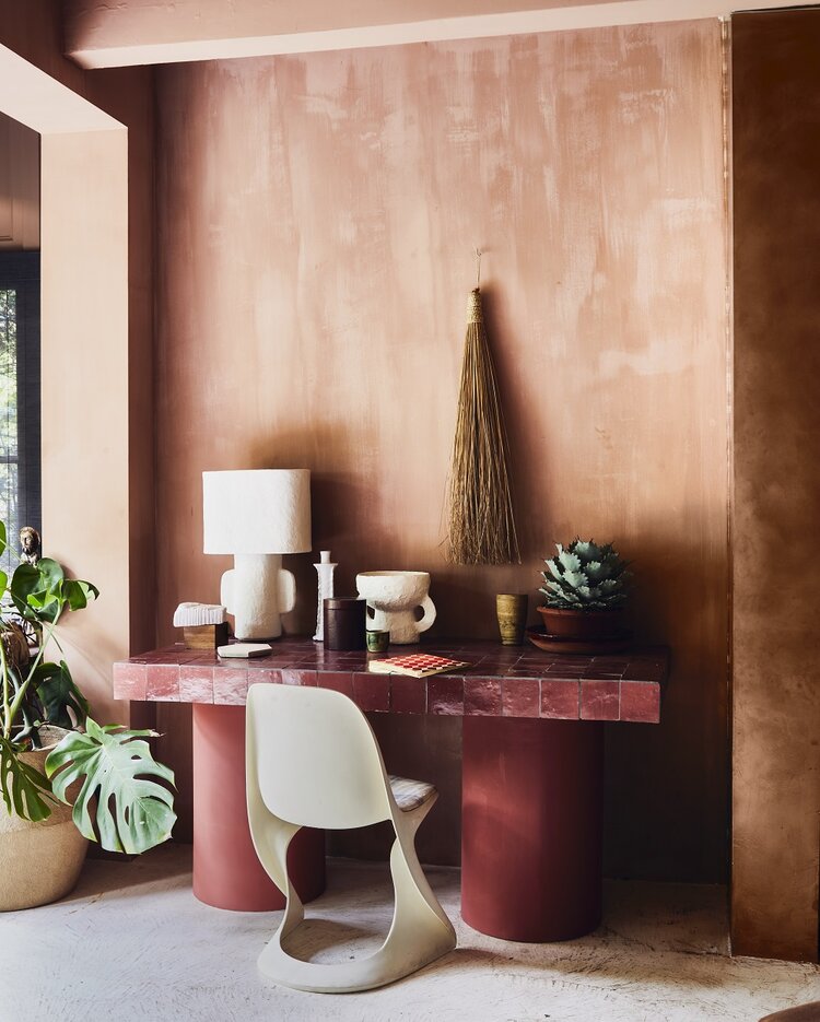 Warm earthy hues for a Moroccan-Style home