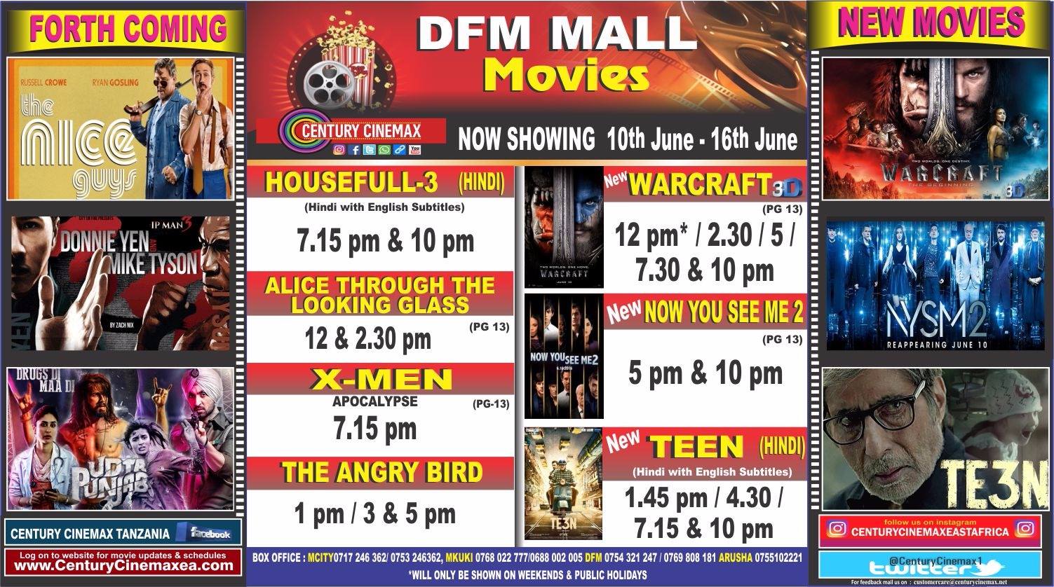 MovieZ Mania: This week @ Century Cinemax 9th -16th June