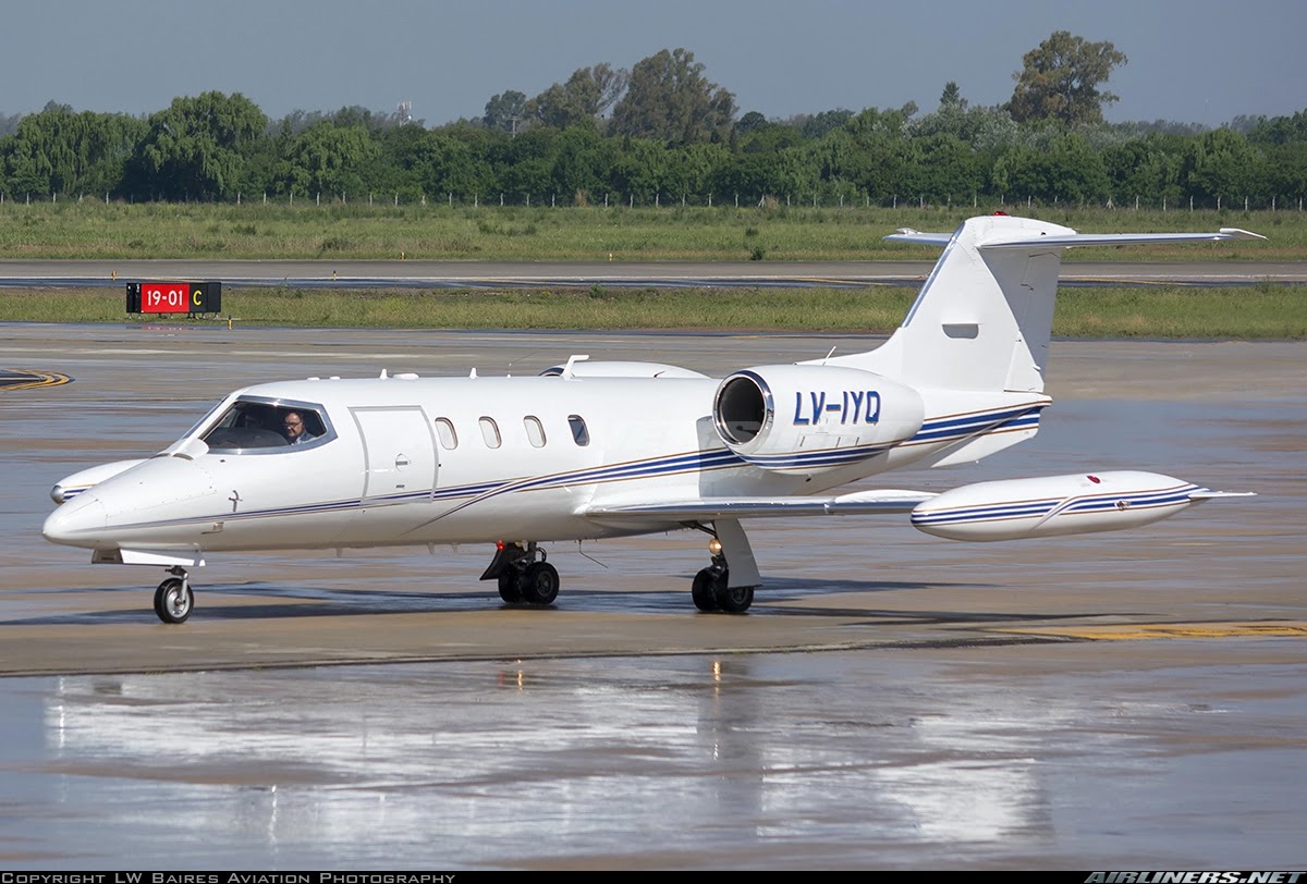 Historias Individuales LVIYQ Learjet 35 c/n 35026
