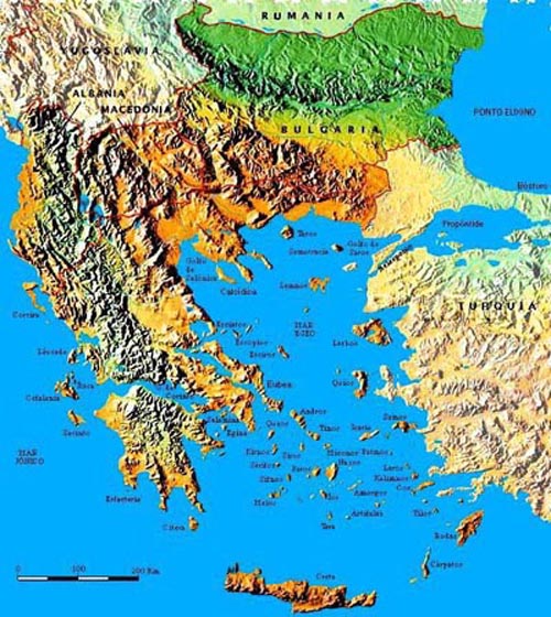 Resultado de imagem para peninsula balcanica relevo