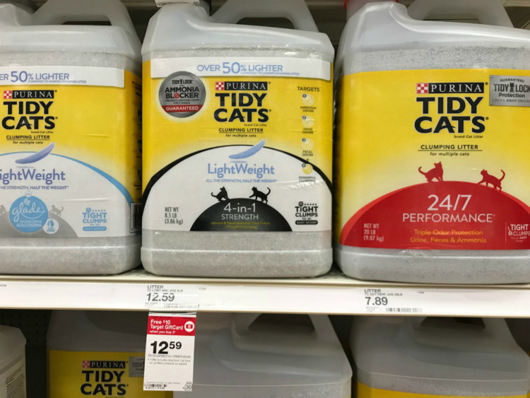 The Target Saver Target Purina Tidy Cats Clumping Lightweight 4 1 Litter 5 59 Ea Reg 12 59