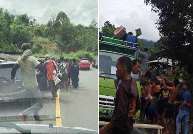 Sembako Dijarah, Bantuan Sembako Korban Gempa SulBar dikawal Polisi