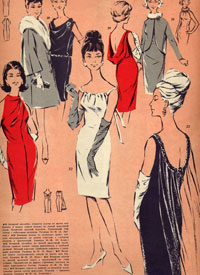 Вырезки из журнала "Rigas modes" 1963-1966 г.