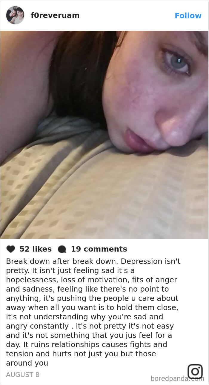 40 Brutally Honest Pictures Show How Easily Depression Can Be Concealed