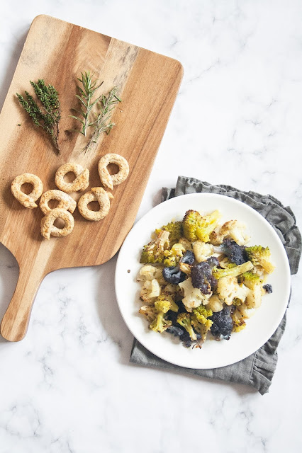 Cavoli colorati al forno, contorno light davvero invitante