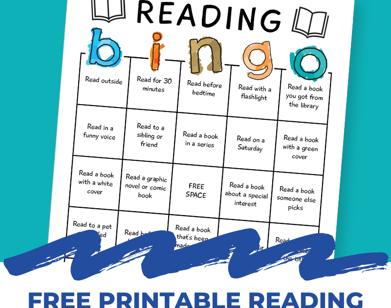 Free Reading Bingo Challenge for Kids And Next Comes L Hyperlexia