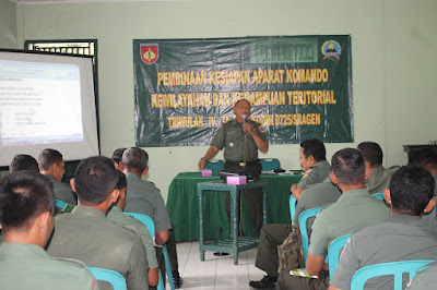 JADI UJUNG TOMBAK TNI, KODIM SRAGEN LAKSANAKAN KATPUAN APKOWIL TW IV