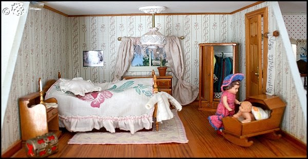 Käferchen: Püppchens Schlafzimmer - ganz nah dran