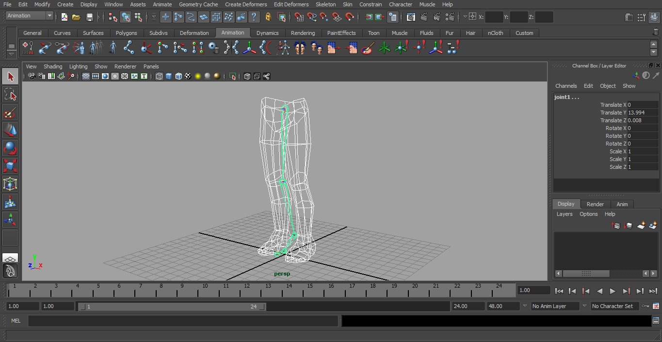 Project03: Rigging progress