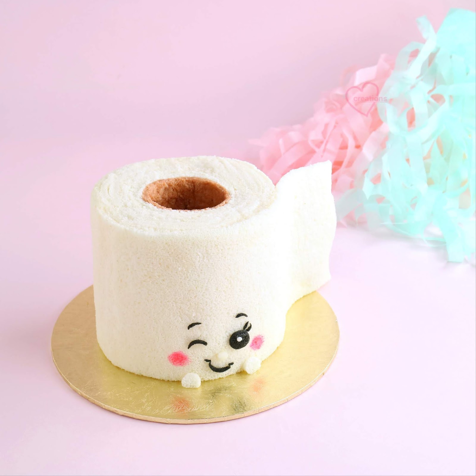 Loving Creations for You Toilet Roll Roll Cake